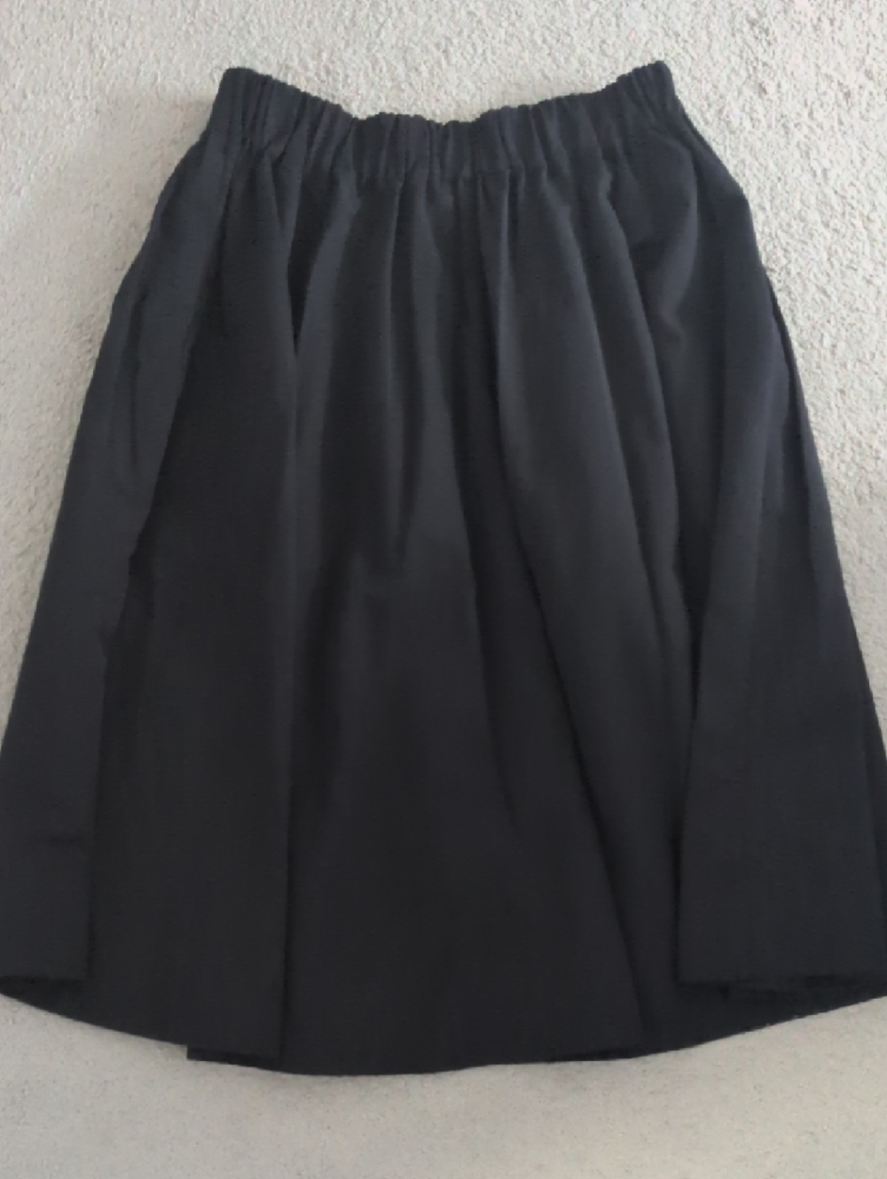Banana Republic Black Gathered A-Line Skirt - Picture 3 of 3